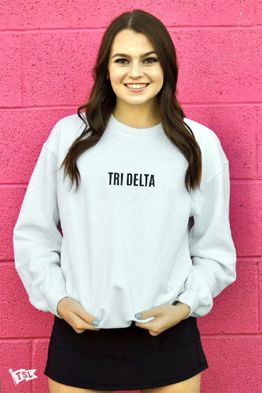 Delta Delta Delta Warped Crewneck