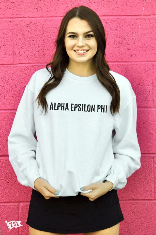 Alpha Epsilon Phi Warped Crewneck