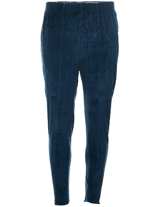 Tapered Velvet Trousers - W24 L25