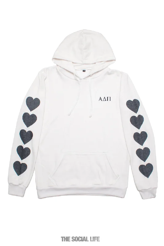 Alpha Delta Pi Heart Sleeve Hoodie