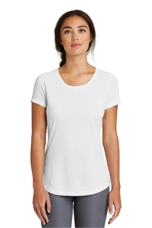 New Era Womens Series Performance Jersey Moisture Wicking Short Sleeve Crewneck T-Shirt - White - Closeout