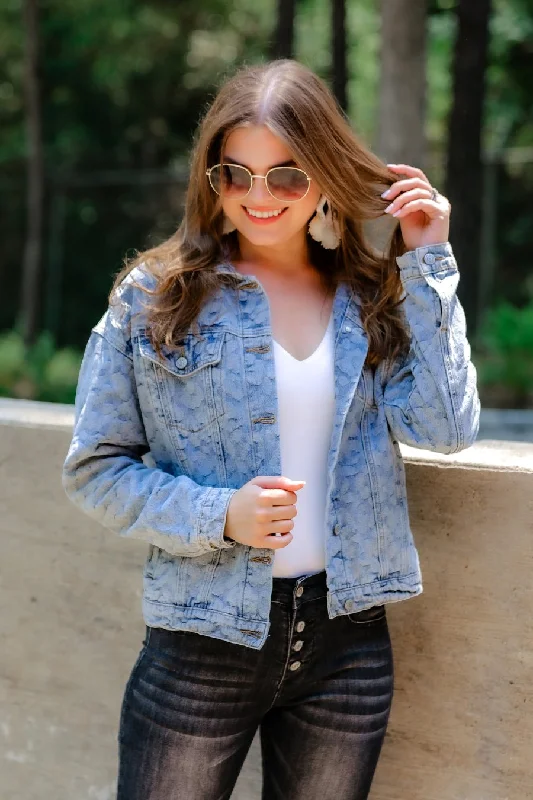 Layton Leopard Denim Jacket