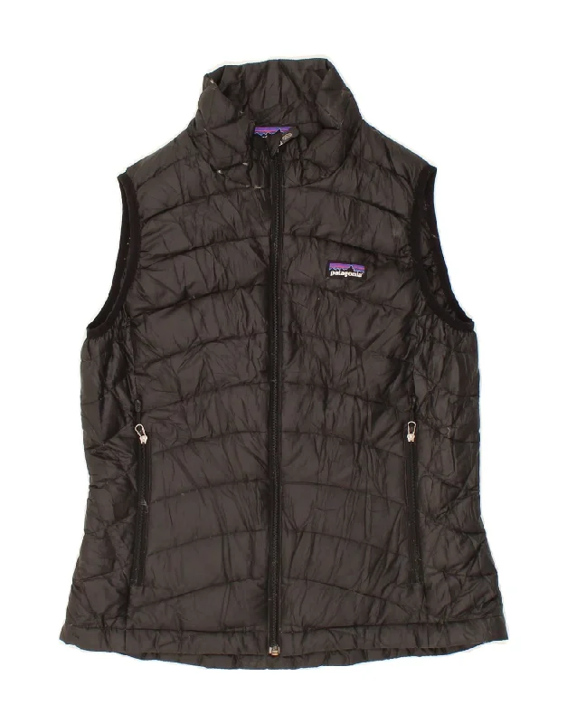 PATAGONIA Womens Padded Gilet UK 6 XS Black Polyester