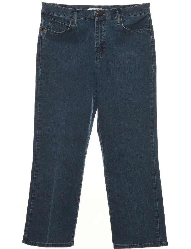 Tapered Medium Wash Lee Jeans - W32 L28