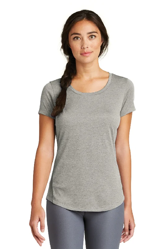 New Era Womens Series Performance Jersey Moisture Wicking Short Sleeve Crewneck T-Shirt - Rainstorm Grey - Closeout