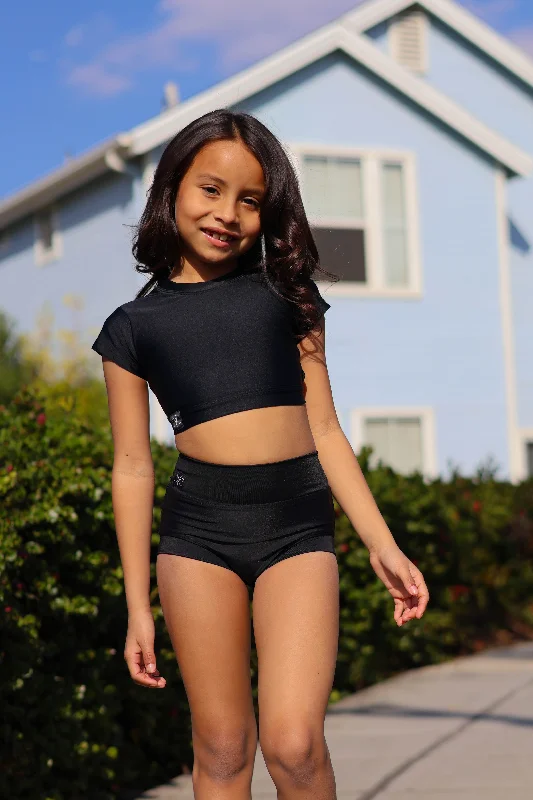 Timeless Crop Top - Black - Ready To Ship