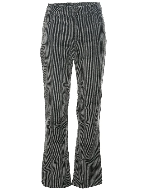 Striped Boot Cut Trousers - W29 L30