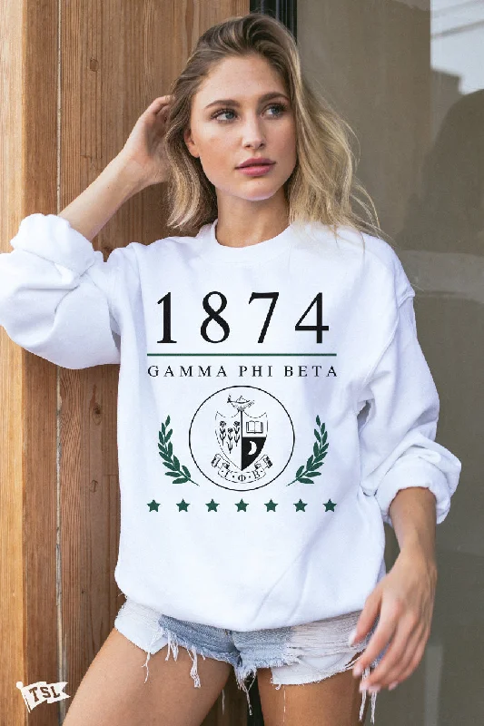 Gamma Phi Beta Crest Crewneck