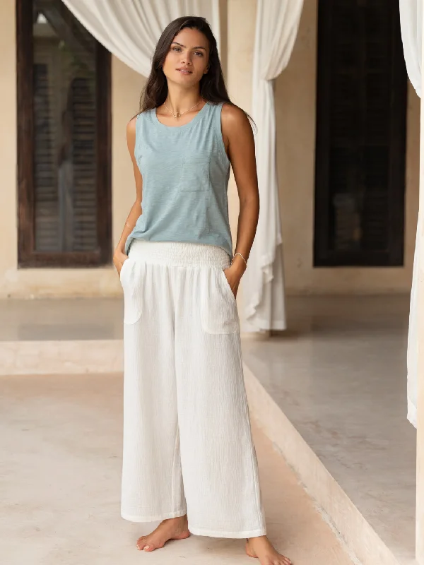 Bahama 3/4 Cotton Pants Coconut