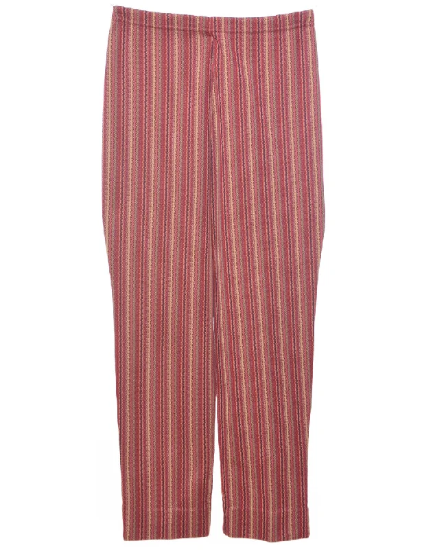 Striped Pattern Trousers - W30 L28