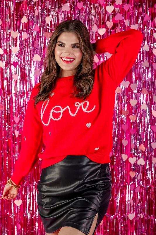 Love Without Limits Tinsel Sweater