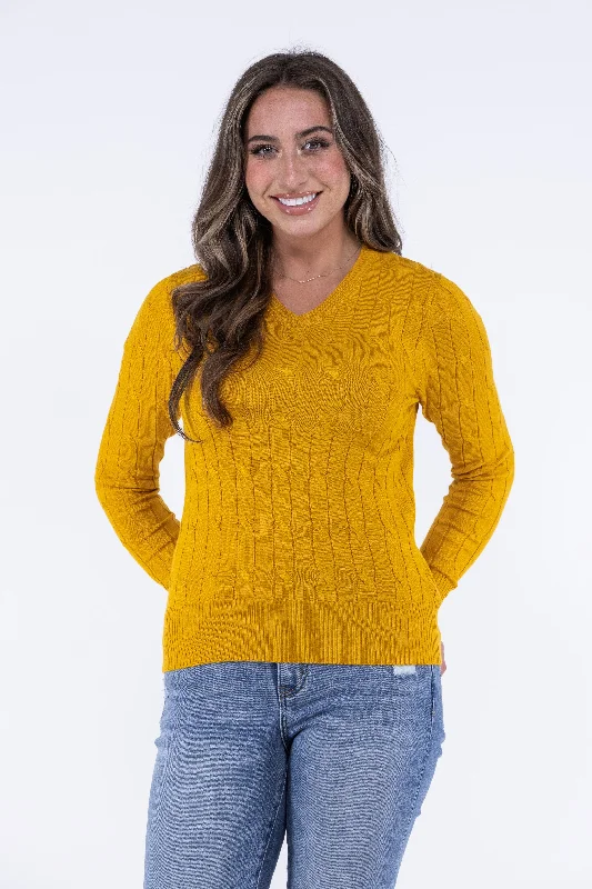 ALB Custom P.S. I Love You Women's Cable Knit Sweater