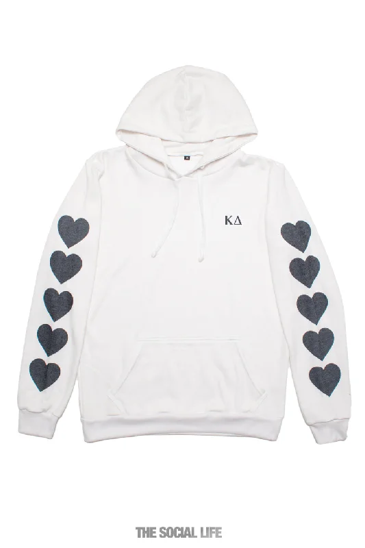 Kappa Delta Heart Sleeve Hoodie