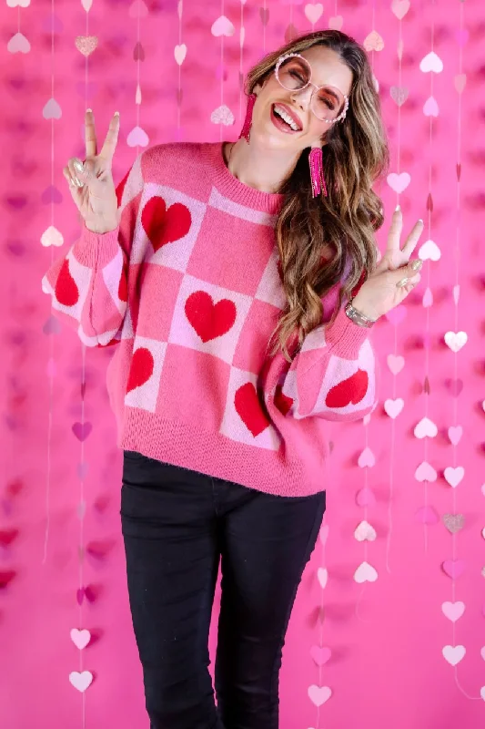 Layers Of Love Heart Sweater