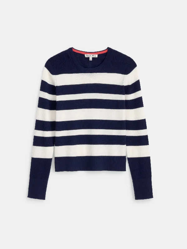 Ava Striped Sweater Tee