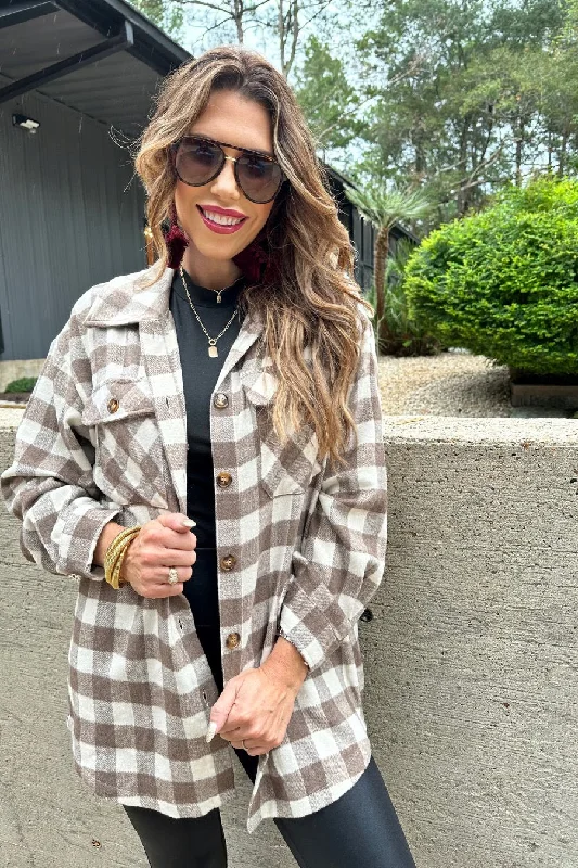 Maple Plaid Shacket